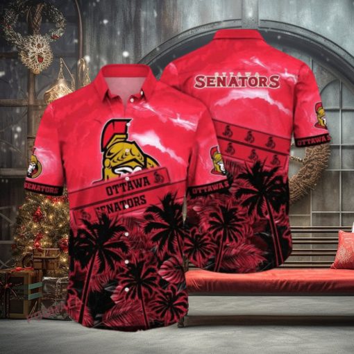 Tropicaltime Aloha Shirt – Ottawa Senators NHL Hawaiian Look