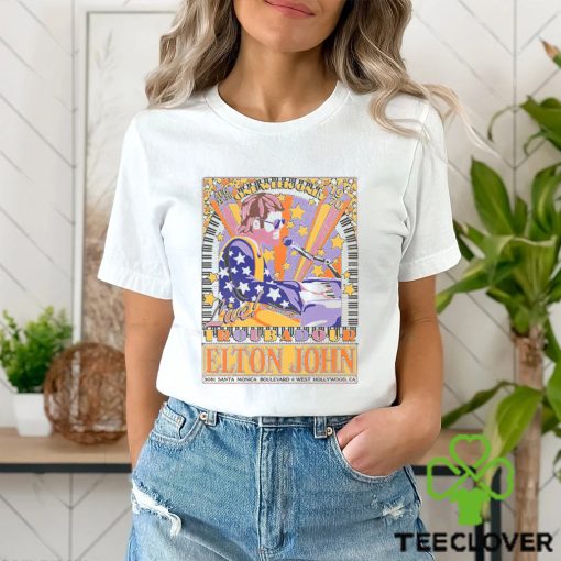 Troubadour Piano Keys Dateback T Shirt