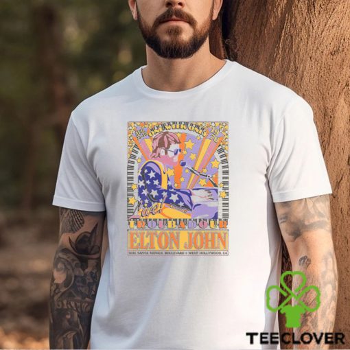 Troubadour Piano Keys Dateback T Shirt