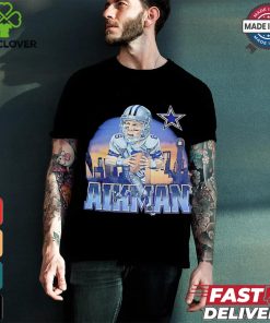Troy Aikman Dallas Cowboys Caricature Vintage Shirt