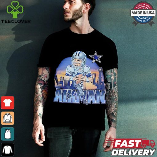 Troy Aikman Dallas Cowboys Caricature Vintage Shirt