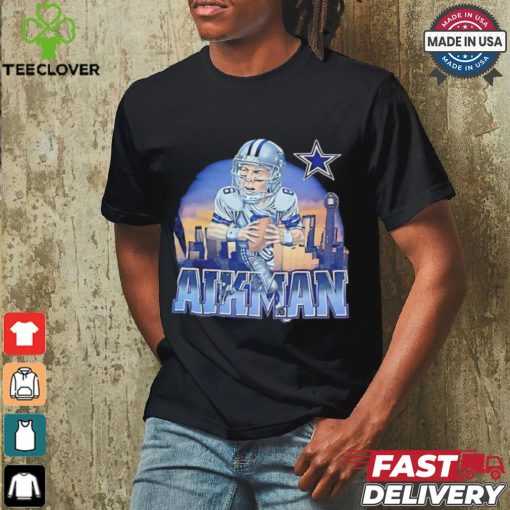 Troy Aikman Dallas Cowboys Caricature Vintage Shirt