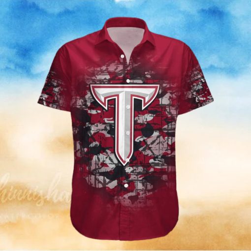Troy Trojans Hawaiian Shirt Camouflage Vintage NCAA Gift For Fans