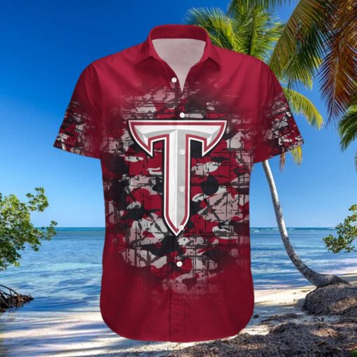 Troy Trojans Hawaiian Shirt Camouflage Vintage NCAA Gift For Fans