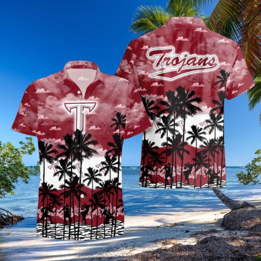 Troy Trojans Palms Tree Hawaiian Shirt