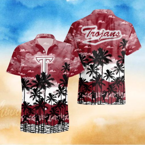 Troy Trojans Palms Tree Hawaiian Shirt