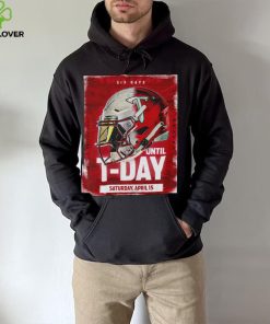 Troy Trojans Six Days until T Day Helmet shirt 1 Troy Trojans Six Days until T Day Helmet shirt