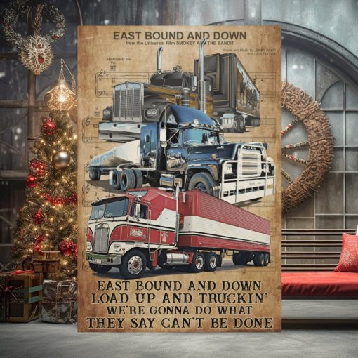 Truck Driver Poster   East Bound And Down