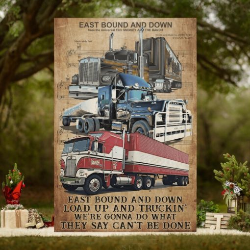 Truck Driver Poster   East Bound And Down
