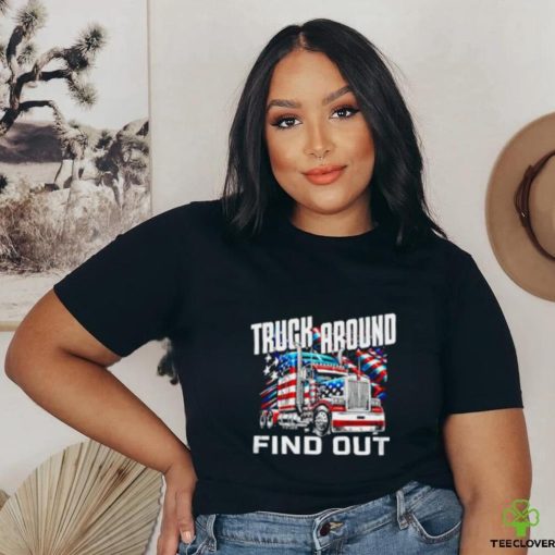 Truck around find out USA flag shirt