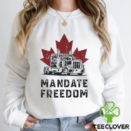 Truck mandate freedom maple leaf hoodie, sweater, longsleeve, shirt v-neck, t-shirt