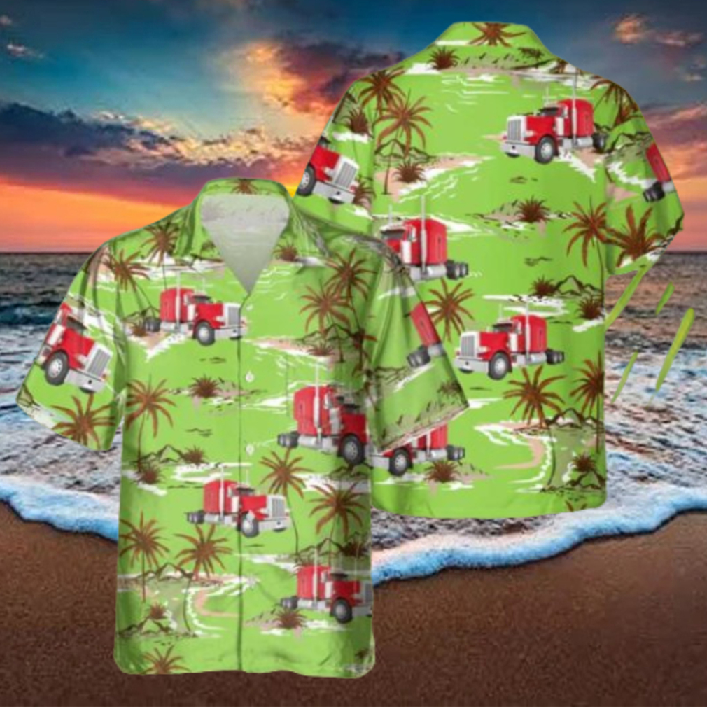 Trucker 3D Printed Green Hawaiian Shirt Gift Ideas For Summer Trucker 3D Printed Green Hawaiian Shirt Gift Ideas For Summer