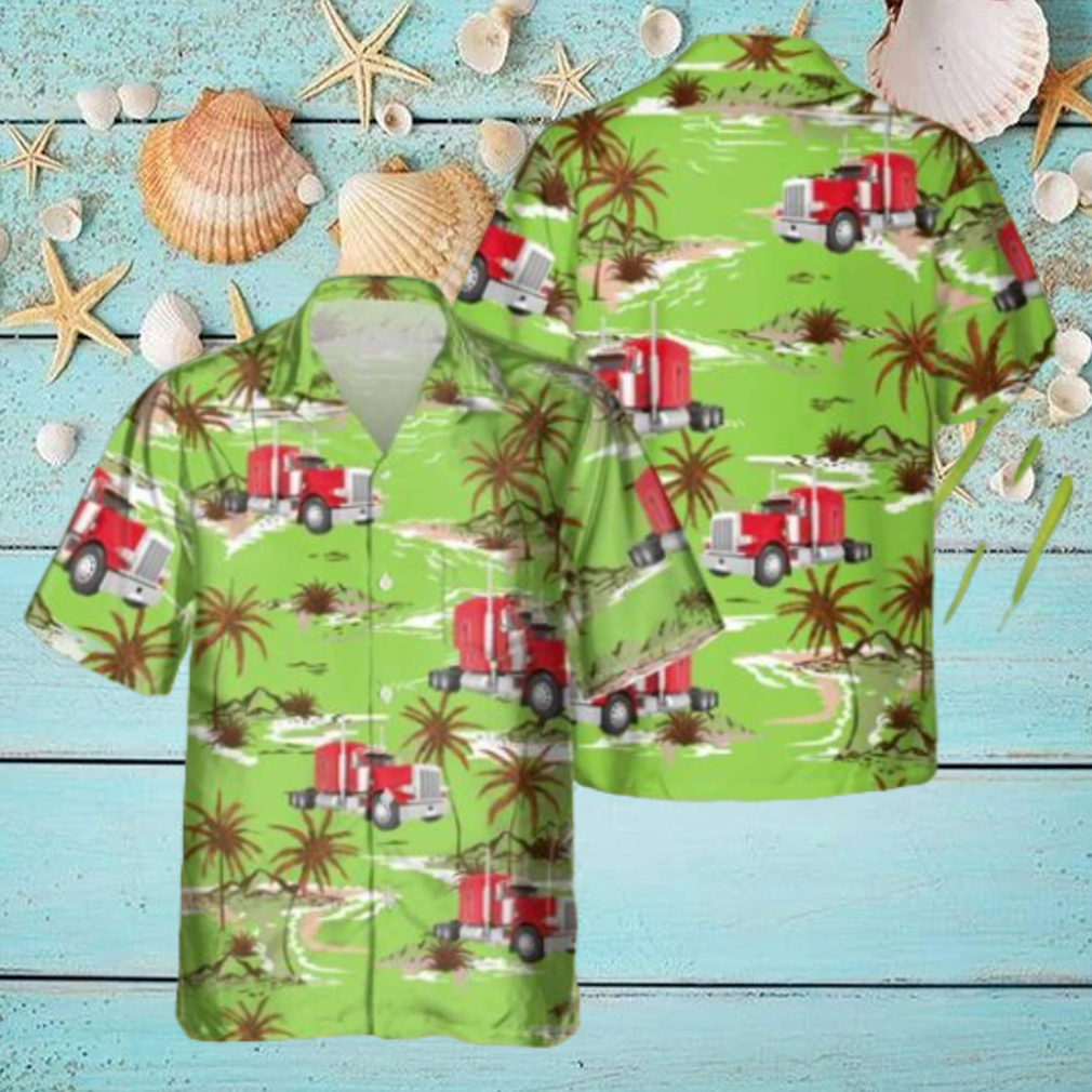 Trucker 3D Printed Green Hawaiian Shirt Gift Ideas For Summer Trucker 3D Printed Green Hawaiian Shirt Gift Ideas For Summer
