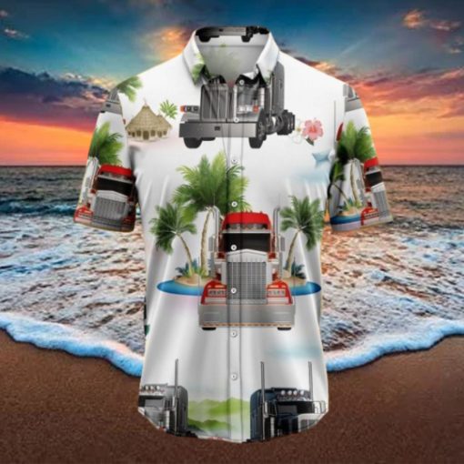 Trucker Lover Tropical Hawaiian Shirt Gift For Men And Women