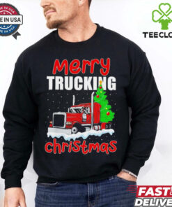 Trucker Merry trucking Christmas shirt