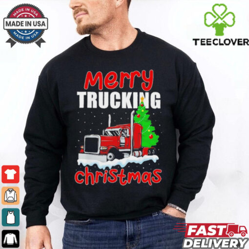 Trucker Merry trucking Christmas shirt