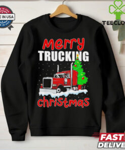Trucker Merry trucking Christmas shirt