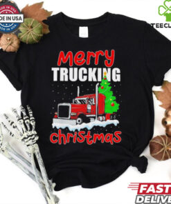 Trucker Merry trucking Christmas shirt