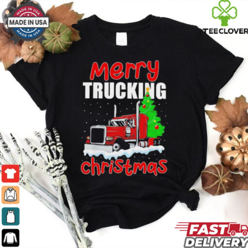 Trucker Merry trucking Christmas shirt