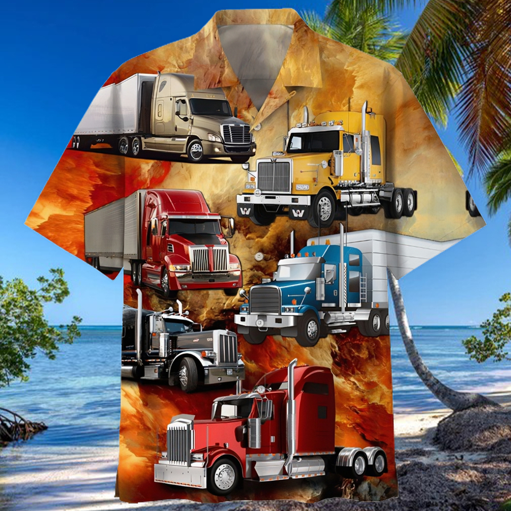 Trucker Tan Nice Design Unisex Hawaiian Shirt