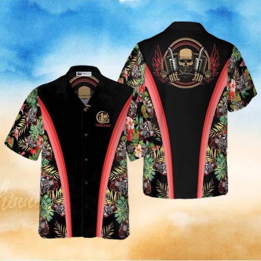 Trucker Tropical Hawaiian Shirt