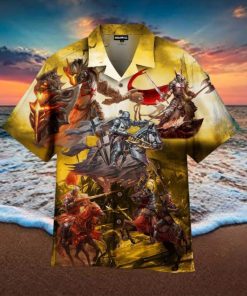 True Knights Never Give Up Hawaiian Shirt For Men Women