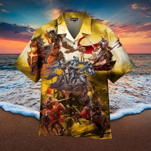 True Knights Never Give Up Hawaiian Shirt For Men Women