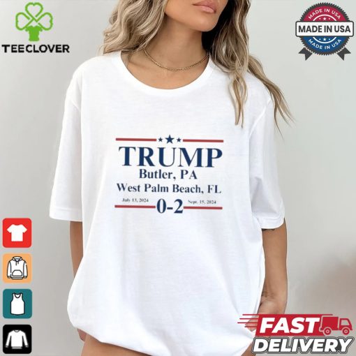 Trump 0 2 Unstoppable Fighter Butler, PA and W Palm Beach, FL T Shirt