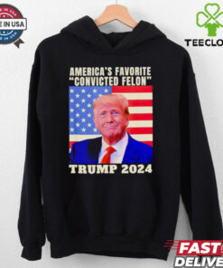 Trump 2024 America’s favorite convicted felon American flag Election 2024 shirt 2 Trump 2024 America’s favorite convicted felon American flag Election 2024 shirt