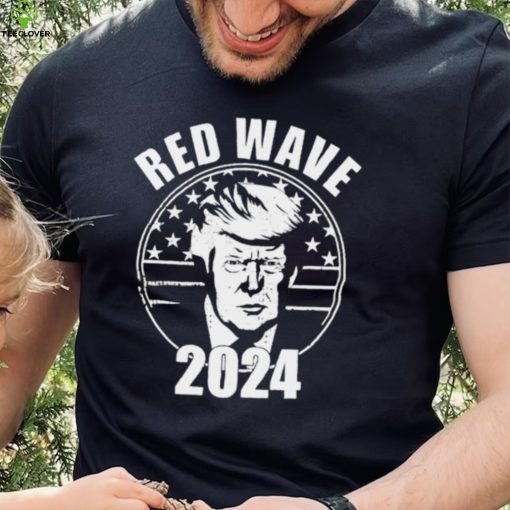 Trump 2024 Red Wave art hoodie, sweater, longsleeve, shirt v-neck, t-shirt