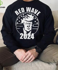 Trump 2024 Red Wave art hoodie, sweater, longsleeve, shirt v-neck, t-shirt