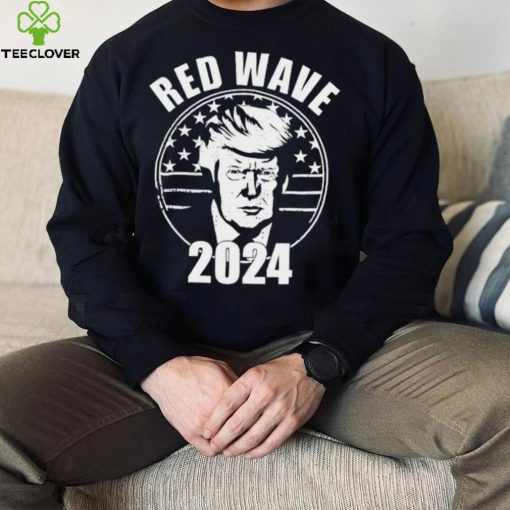 Trump 2024 Red Wave art hoodie, sweater, longsleeve, shirt v-neck, t-shirt