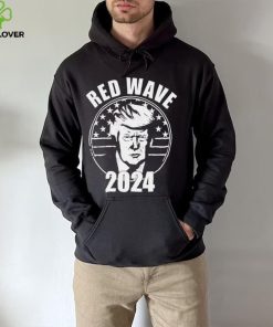 Trump 2024 Red Wave art hoodie, sweater, longsleeve, shirt v-neck, t-shirt