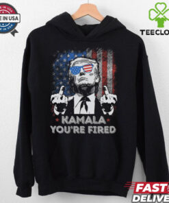 Trump 2024 Shirt, Kamala Youre Fired T Shirt, 47th US President with American Flag Shirt