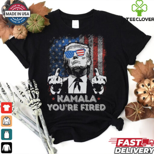 Trump 2024 Shirt, Kamala Youre Fired T Shirt, 47th US President with American Flag Shirt