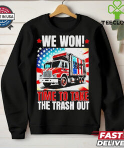 Trump 2024 We Won Wins Victory Inauguration 2025 Garbage Tee Shirt
