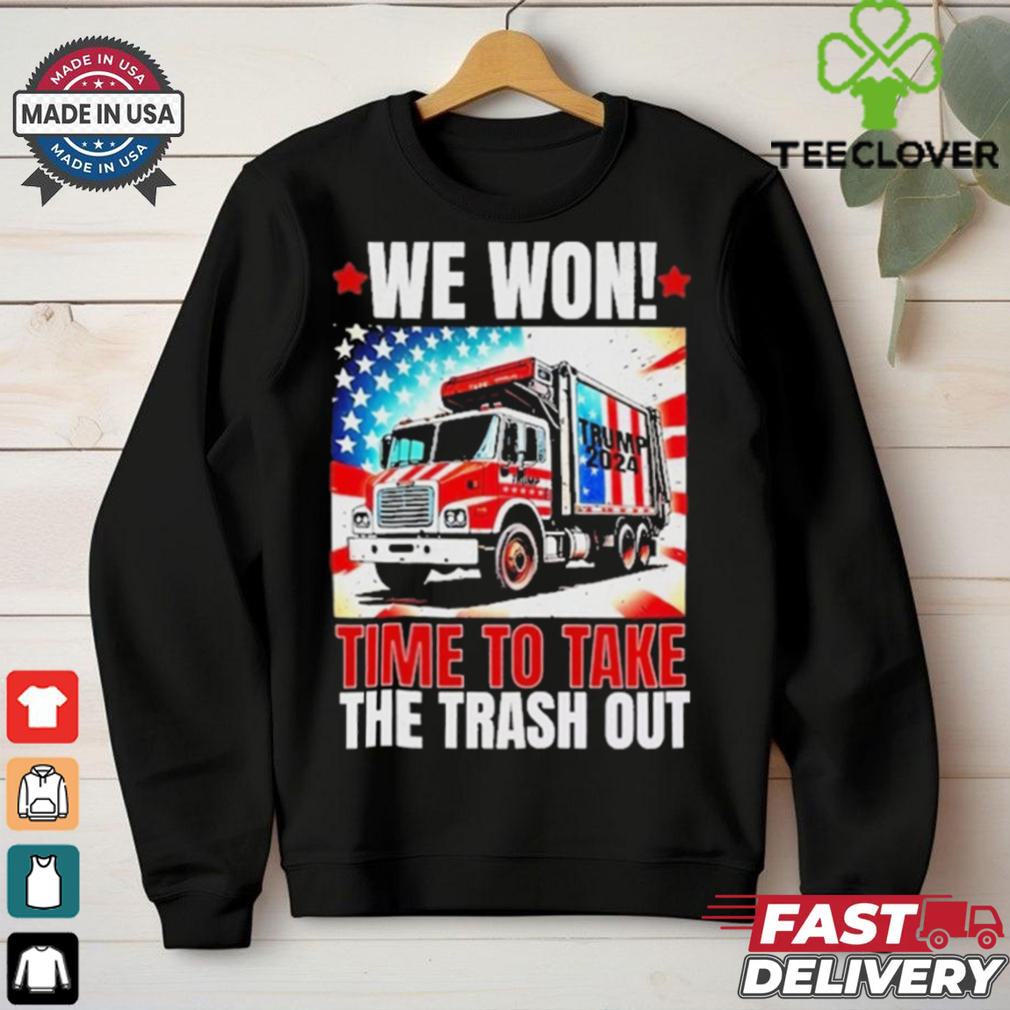 Trump 2024 We Won Wins Victory Inauguration 2025 Garbage Tee Shirt Trump 2024 We Won Wins Victory Inauguration 2025 Garbage Tee Shirt