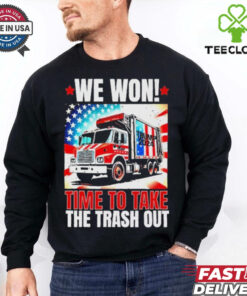 Trump 2024 We Won Wins Victory Inauguration 2025 Garbage Tee Shirt