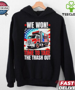 Trump 2024 We Won Wins Victory Inauguration 2025 Garbage Tee Shirt