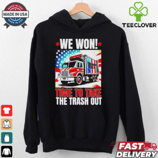 Trump 2024 We Won Wins Victory Inauguration 2025 Garbage Tee Shirt
