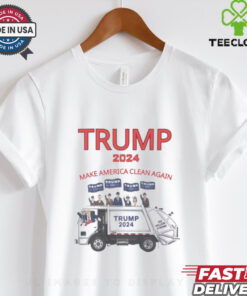Trump 2024 garbage truck make America clean again shirt 1 Trump 2024 garbage truck make America clean again shirt