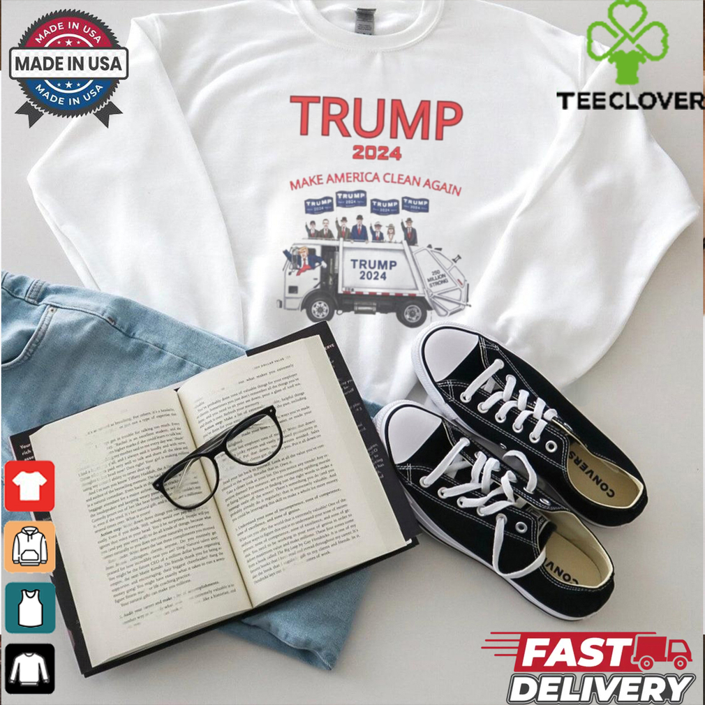 Trump 2024 garbage truck make America clean again shirt Trump 2024 garbage truck make America clean again shirt