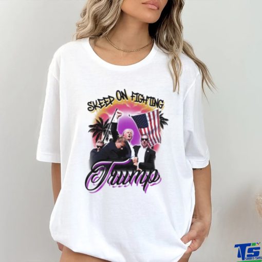 Trump 2024 keep on fighting after a shooting vintage shirt