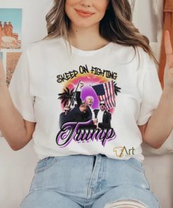 Trump 2024 keep on fighting after a shooting vintage shirt