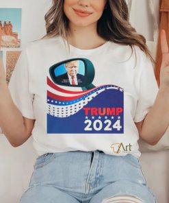 Trump 2024 objects in mirror are closer than they appear shirt
