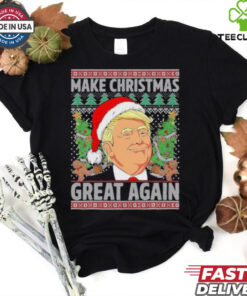 Trump 2025 Make Christmas Great Again Ugly Christmas Sweaters T Shirt