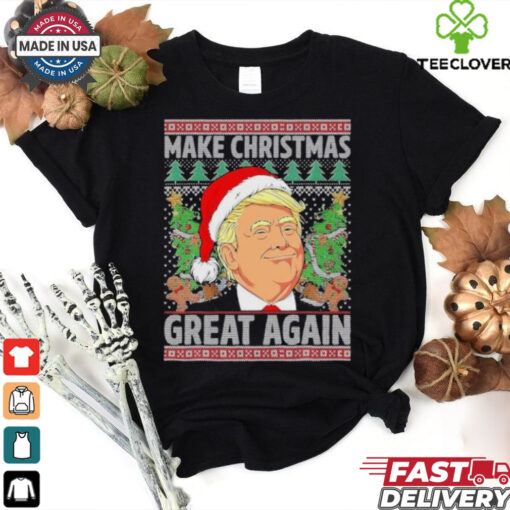 Trump 2025 Make Christmas Great Again Ugly Christmas Sweaters T Shirt