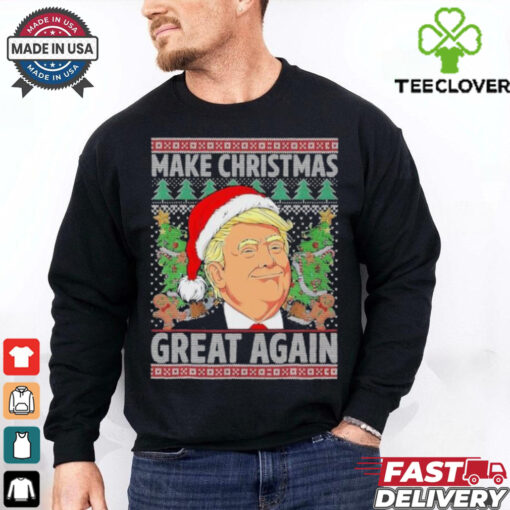 Trump 2025 Make Christmas Great Again Ugly Christmas Sweaters T Shirt