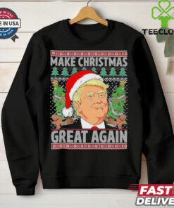 Trump 2025 Make Christmas Great Again Ugly Christmas Sweaters T Shirt