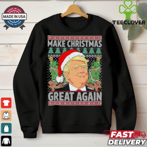 Trump 2025 Make Christmas Great Again Ugly Christmas Sweaters T Shirt